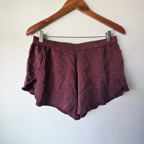 Lunya silk pajama shorts Sz LARGE - Picture 1 of 9